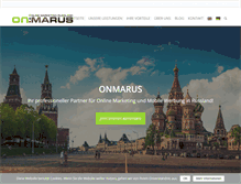 Tablet Screenshot of online-marketing-russland.de